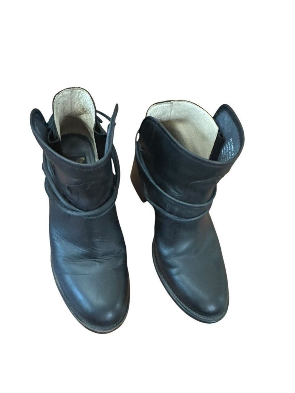 Freebird Black Casey Booties Distressed Leather Size 9 Fits like an 8.5 EUC - Picture 4 of 12